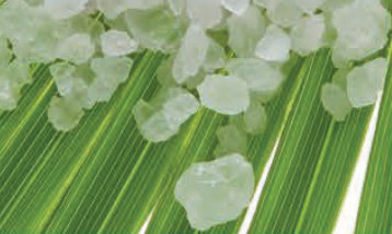 Crystals of pure sodium bromide salt